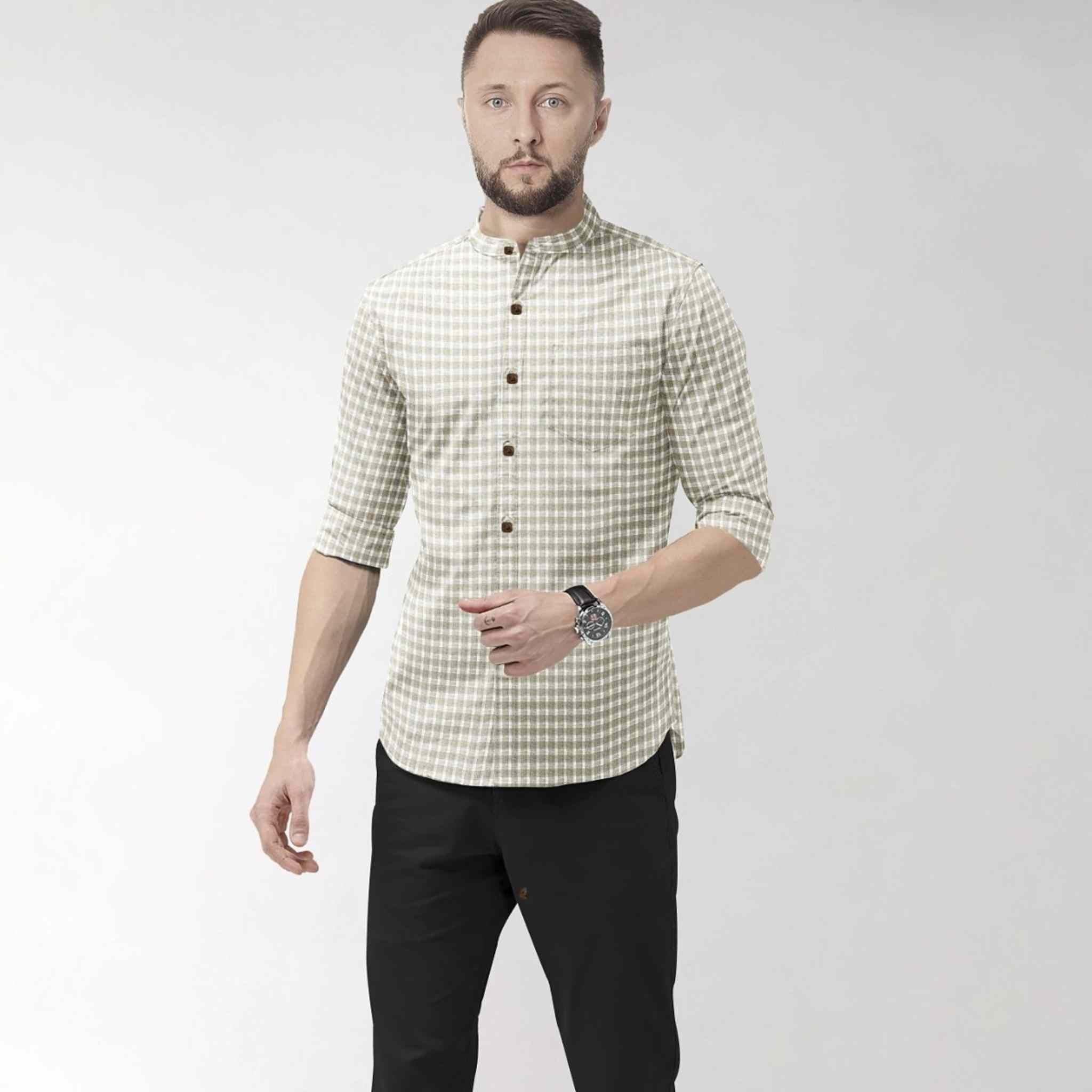 Hemploom - Minimalist Pure Hemp Shirt in Stripes - 963.