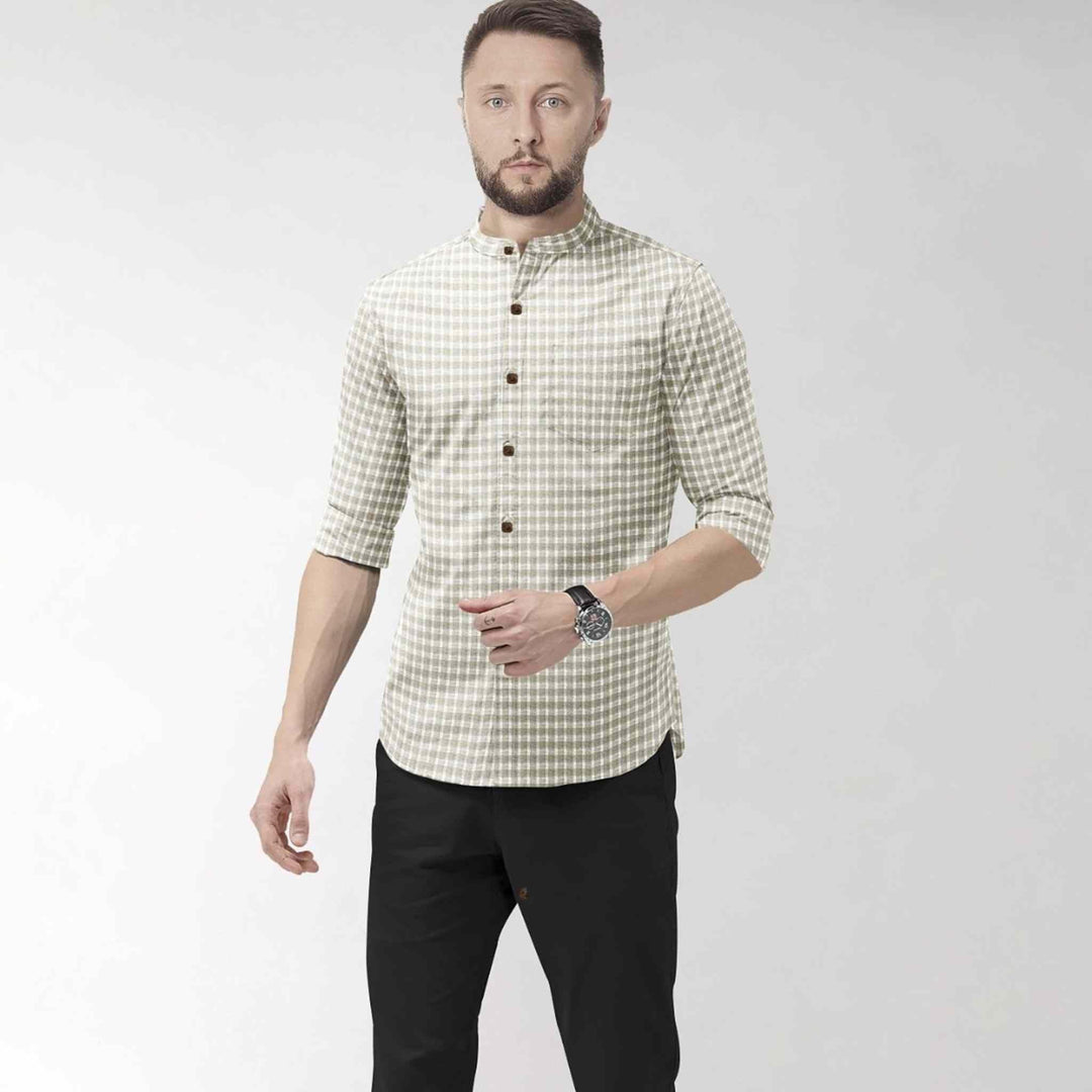 Hemploom - Minimalist Pure Hemp Shirt in Stripes - 963Men's WearHemploom - Minimalist Pure Hemp Shirt in Stripes - 963