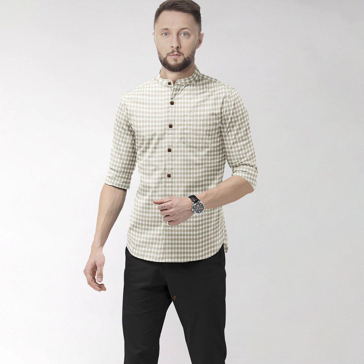 Hemploom - Minimalist Pure Hemp Shirt in Stripes - 963.