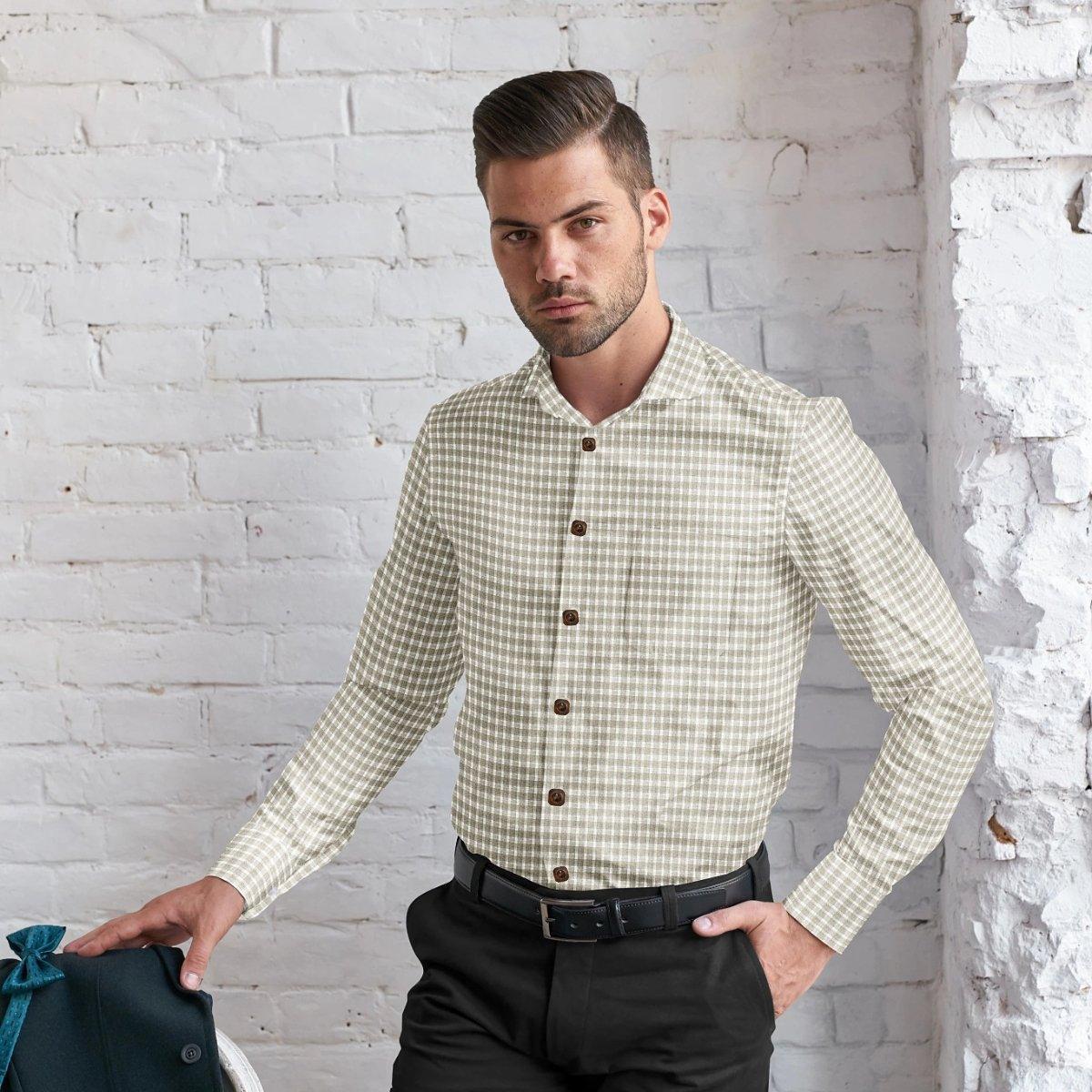 Hemploom - Minimalist Pure Hemp Shirt in Stripes - 963.