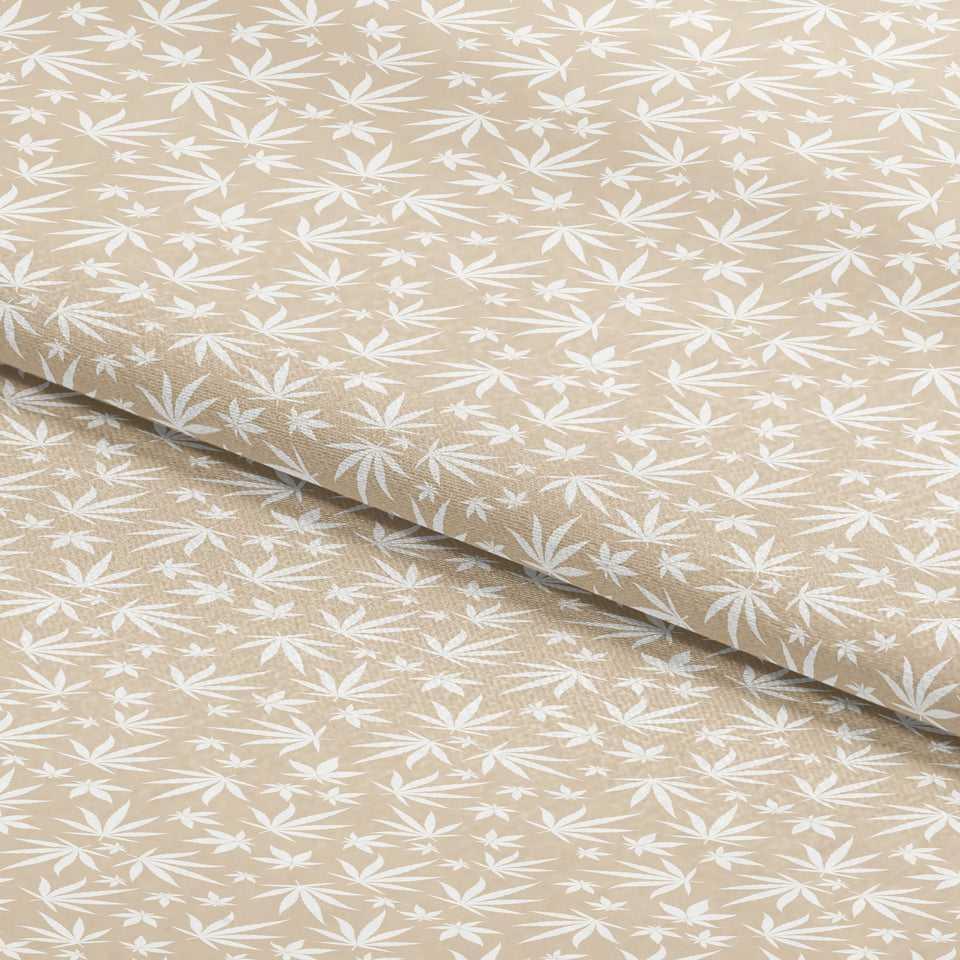 Hemploom - Nature-Inspired Hemp Shirt in Leaf Print.