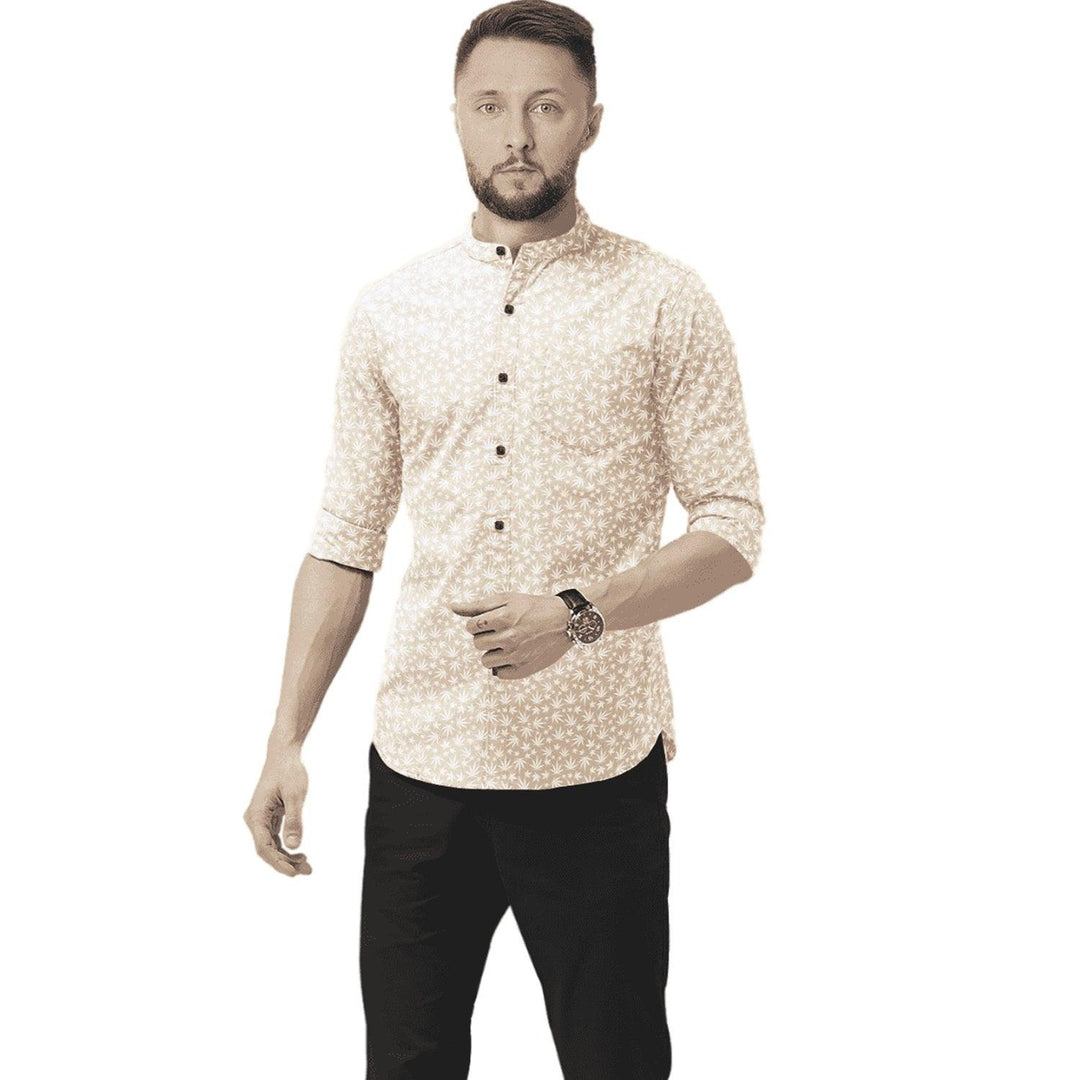 Hemploom - Nature-Inspired Hemp Shirt in Leaf PrintMen's WearHemploom - Nature-Inspired Hemp Shirt in Leaf Print | Hemp Shirts