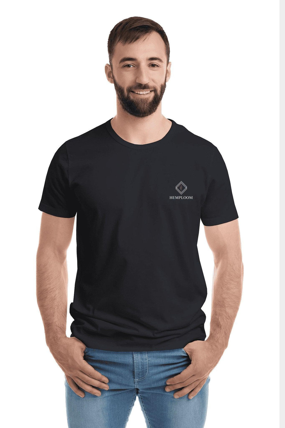 Hemploom - Sustainable Hemp Blend T-Shirt - BlackMen's WearHemploom - Sustainable Hemp Blend T-Shirt - Black | Hemp Clothing