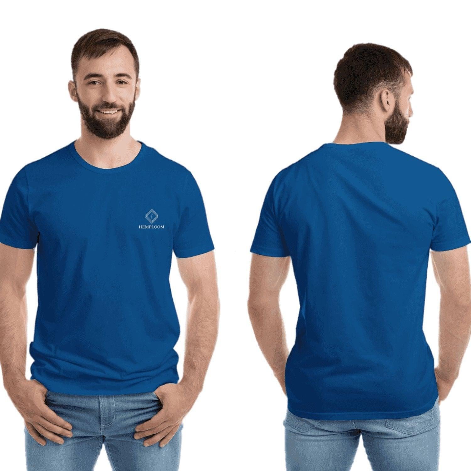 Hemploom - Sustainable Hemp Blend T-Shirt - Navy Blue.