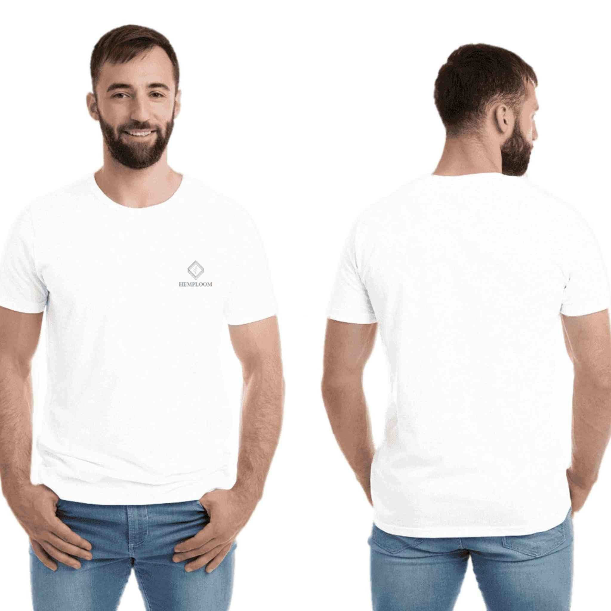 Hemploom - Sustainable Hemp Blend T-Shirt - White.
