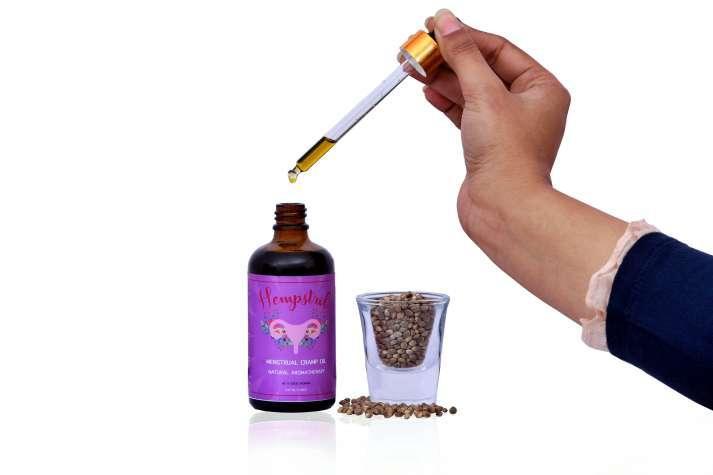 Hempstrol Natural Aromatherapy Menstrual Cramp Relief Oil.