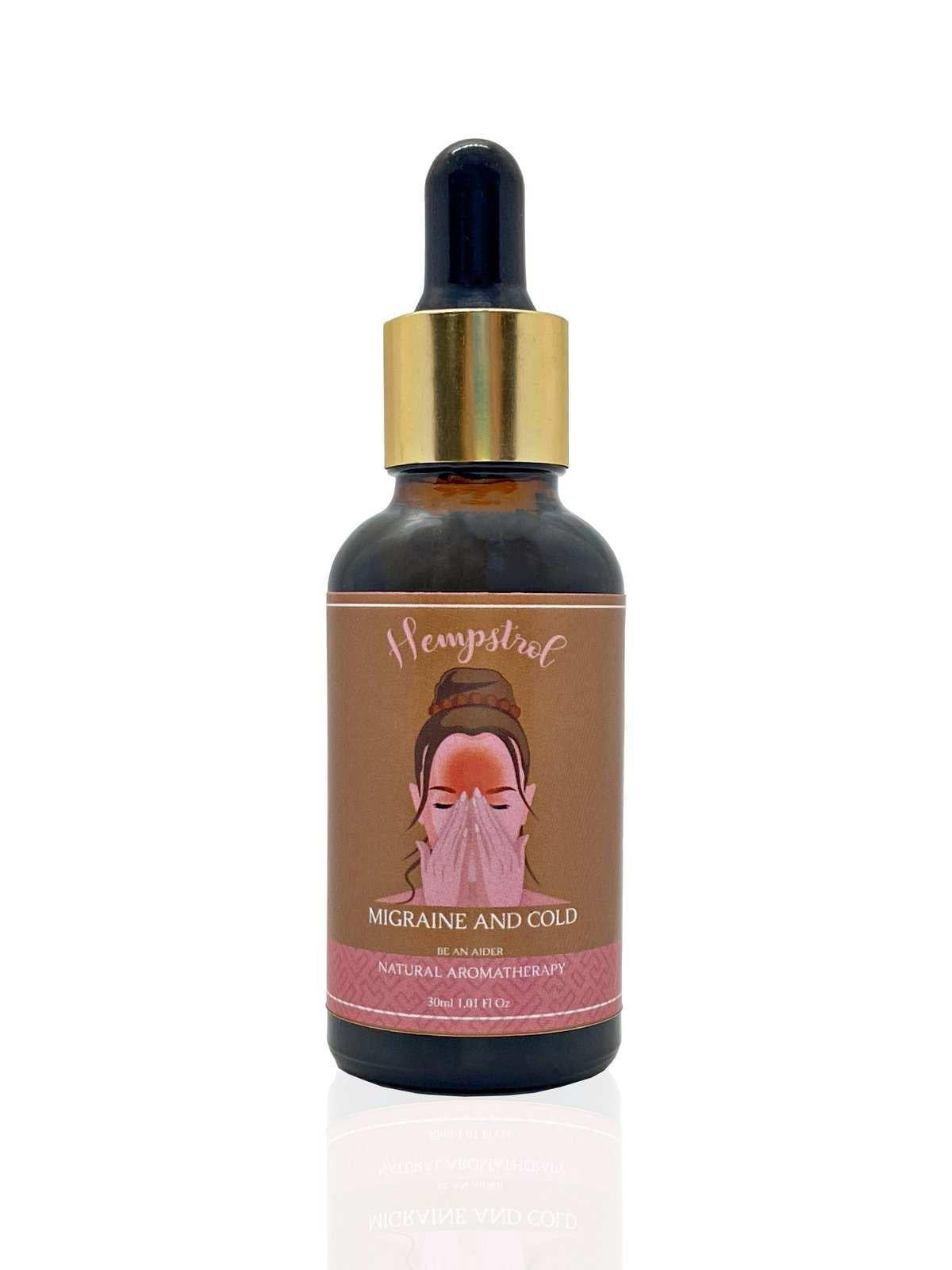 Hempstrol Natural Aromatherapy Migraine & Cold Relief Oil.