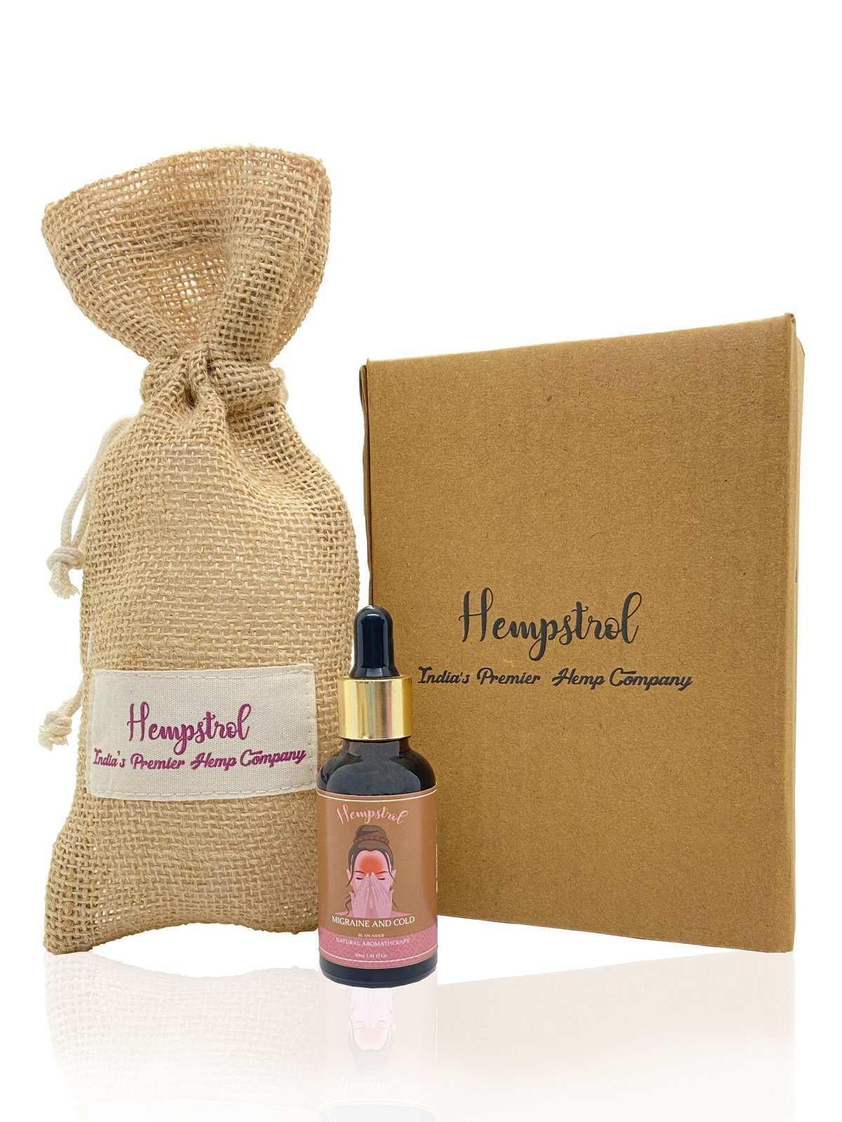 Hempstrol Natural Aromatherapy Migraine & Cold Relief Oil.