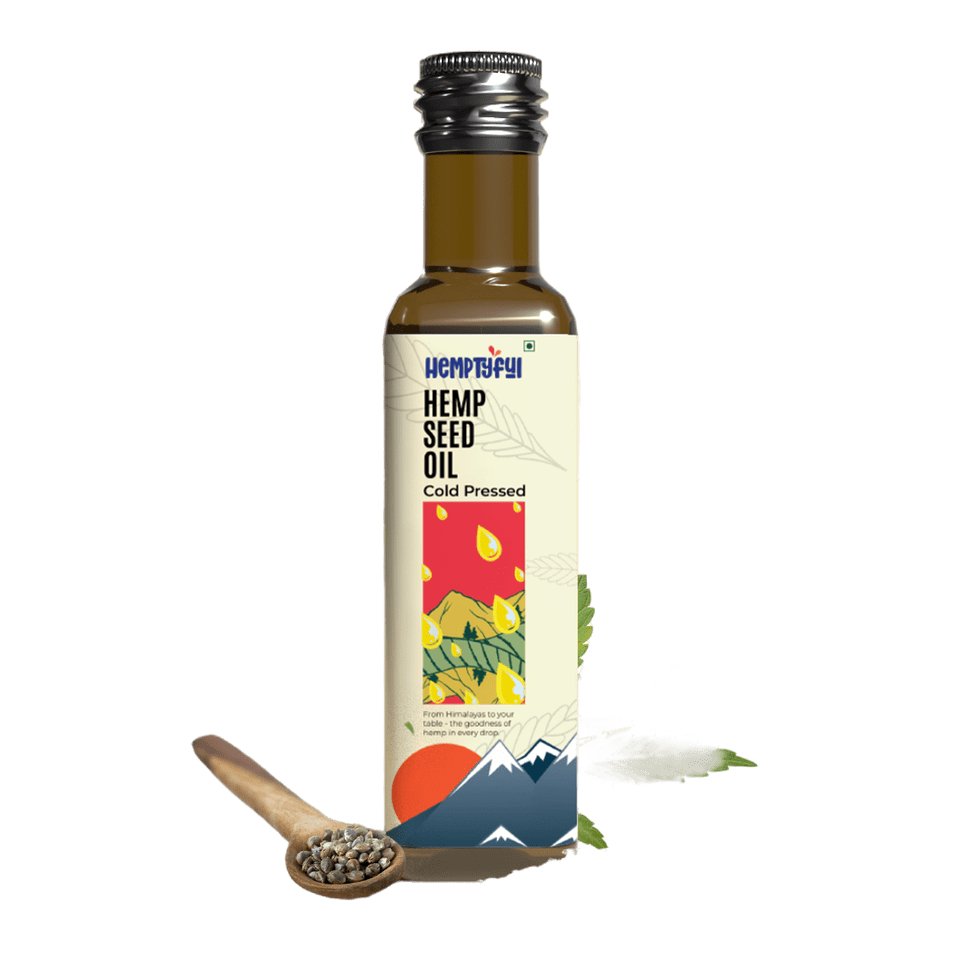 Hemptyful - Cold Pressed Hemp Seed Oil - CBD Store India