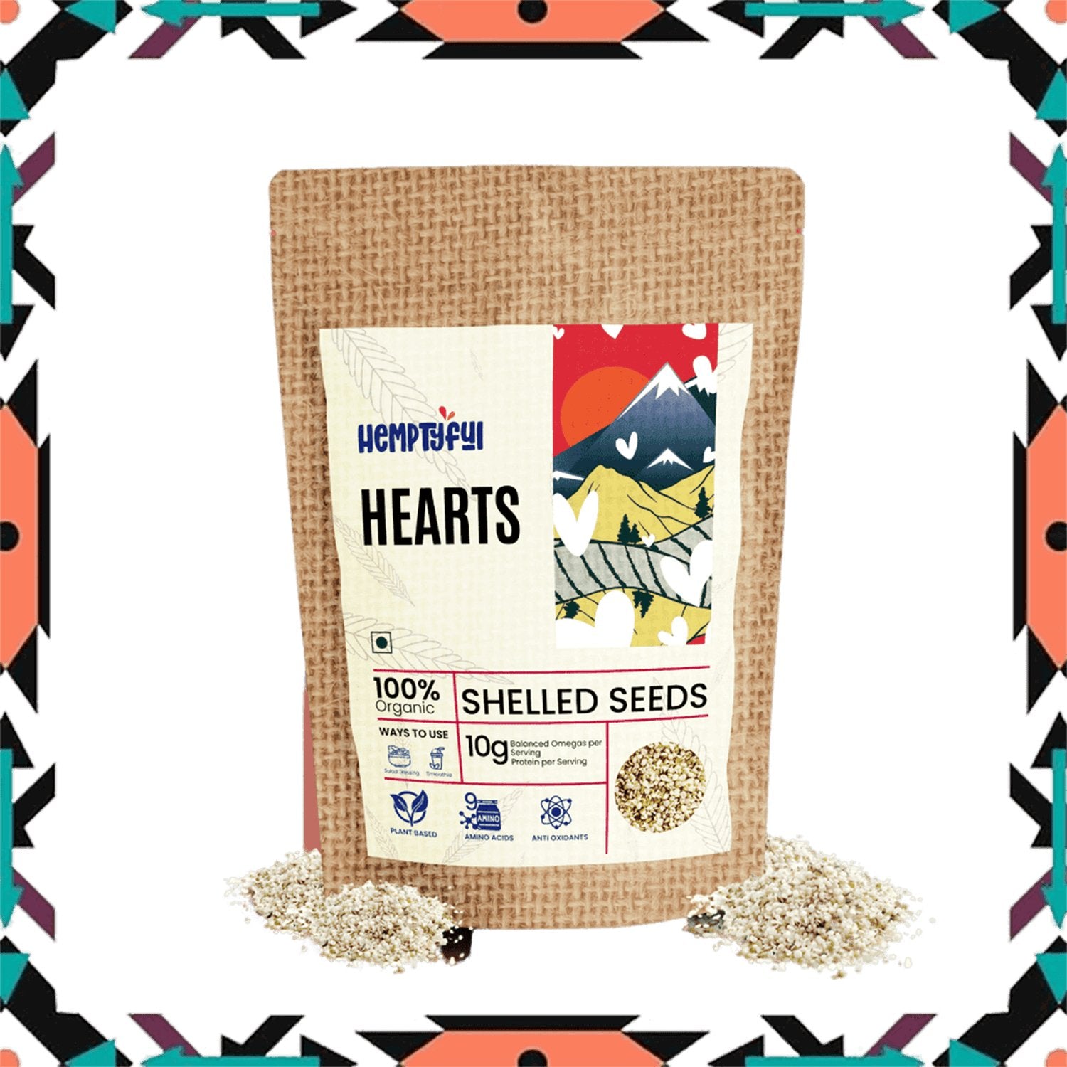 Hemptyful - Hemp Hearts | Hulled Hemp Seeds - CBD Store India