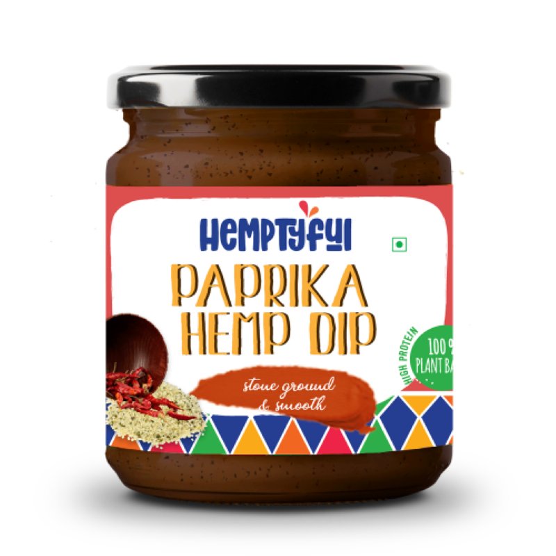 Hemptyful - Paprika Hemp Dip (180gm) - CBD Store India