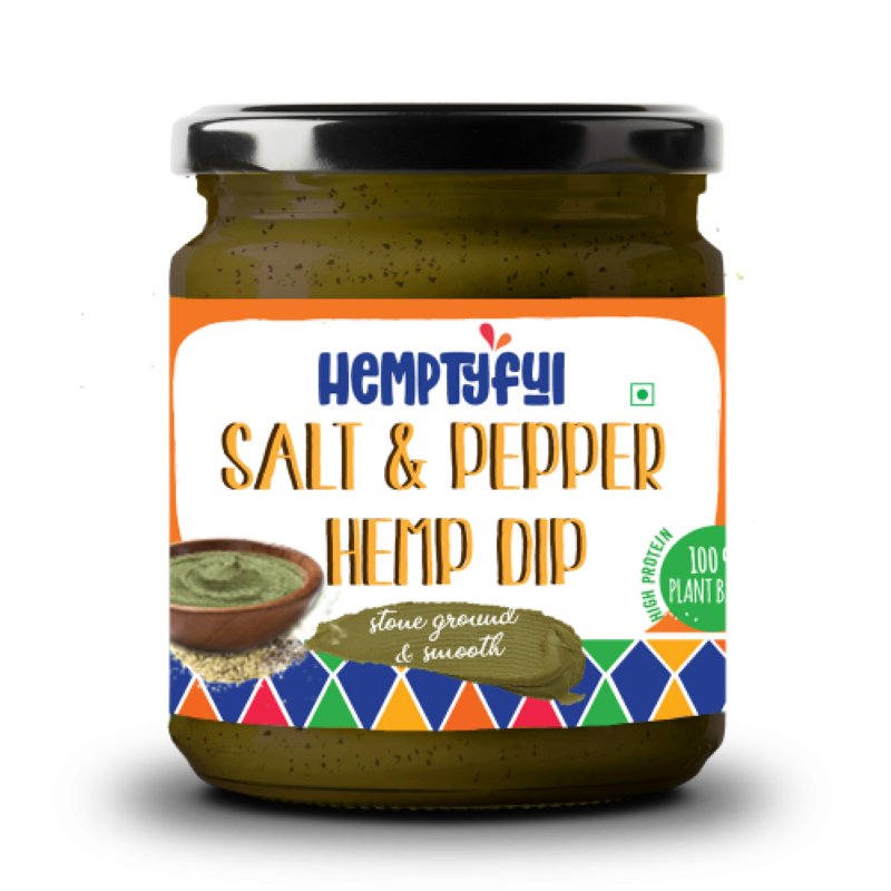 Hemptyful - Salt & Pepper Hemp Dip (180gm) - CBD Store India