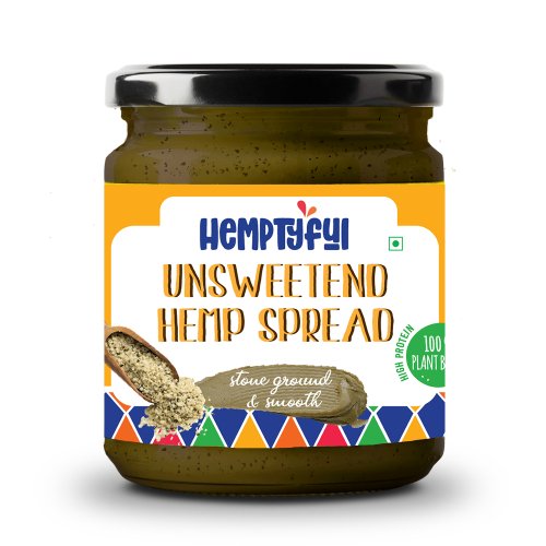 Hemptyful - Unsweetened Hemp Spread (180gm) - CBD Store India