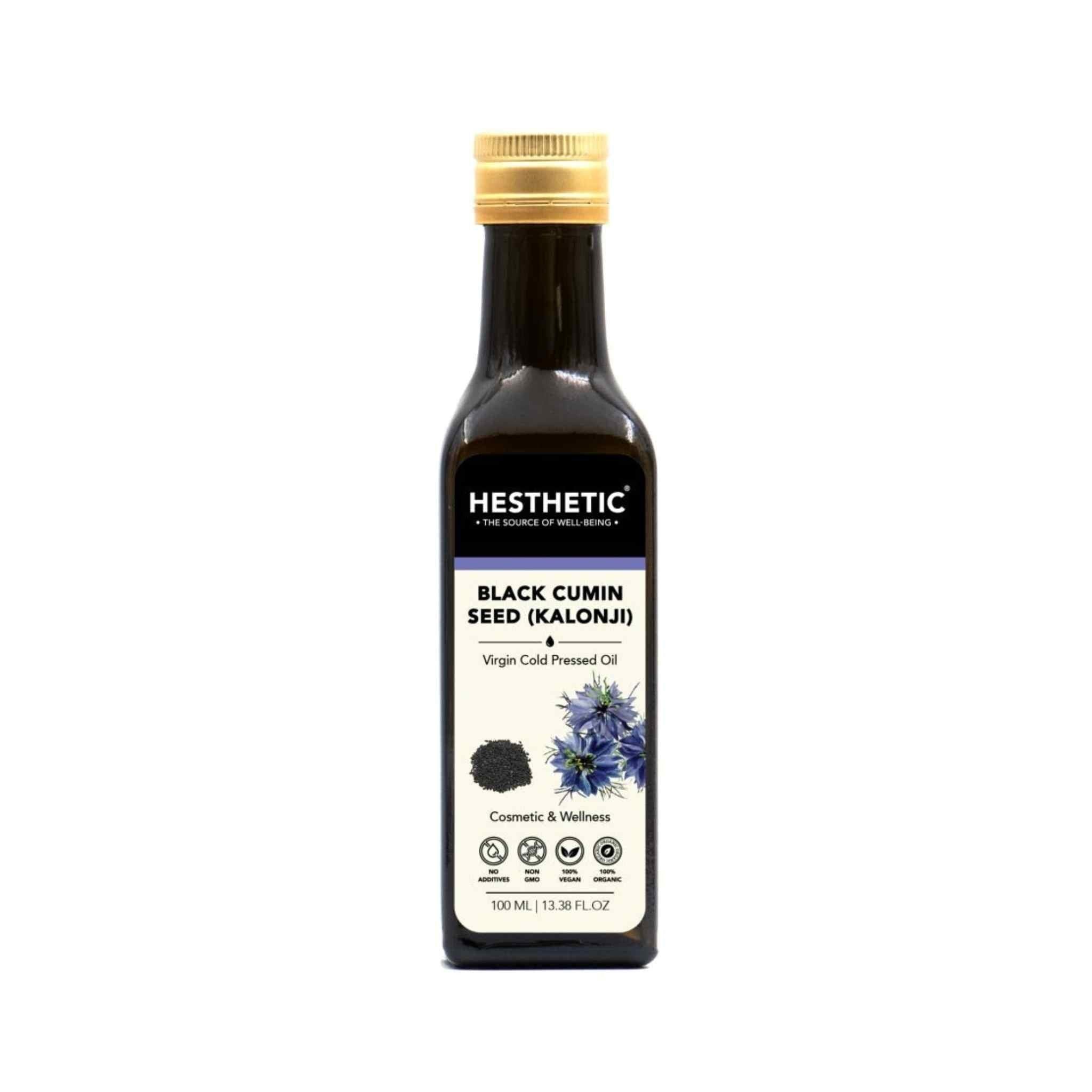 Hesthetic Cold Press Black Cumin Seed (Kalonji) Oil.