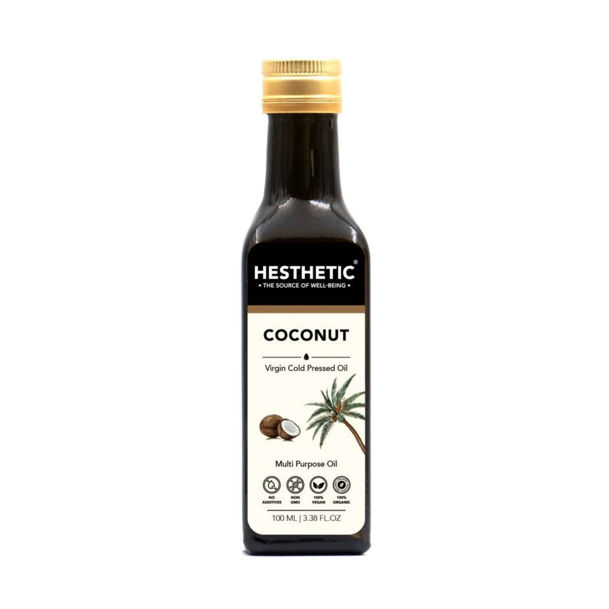 Hesthetic Cold Press Coconut Oil - CBD Store India