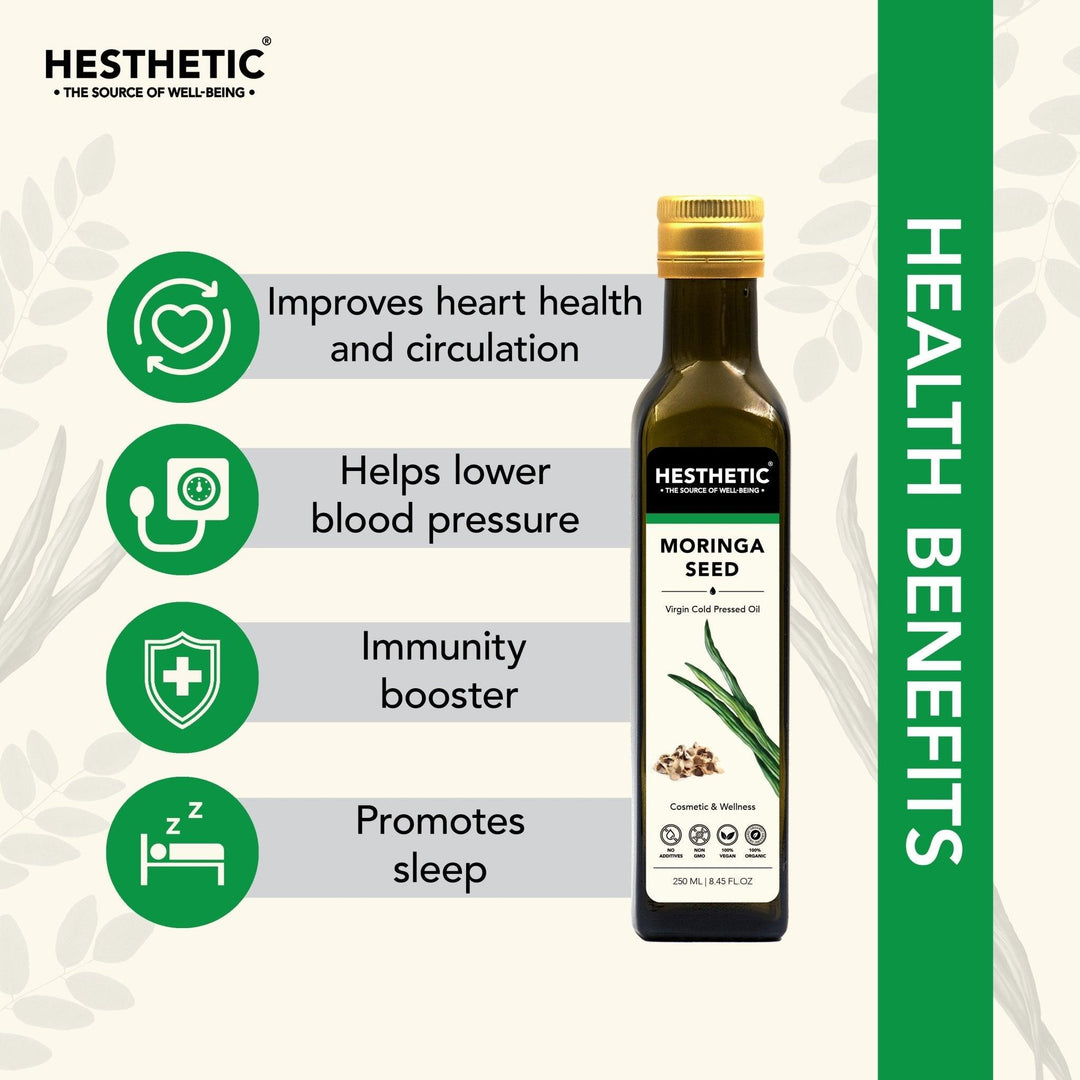 Hesthetic Cold Press Moringa Seed OilMoringa OilHesthetic Cold Press Moringa Seed Oil | CBD Store India