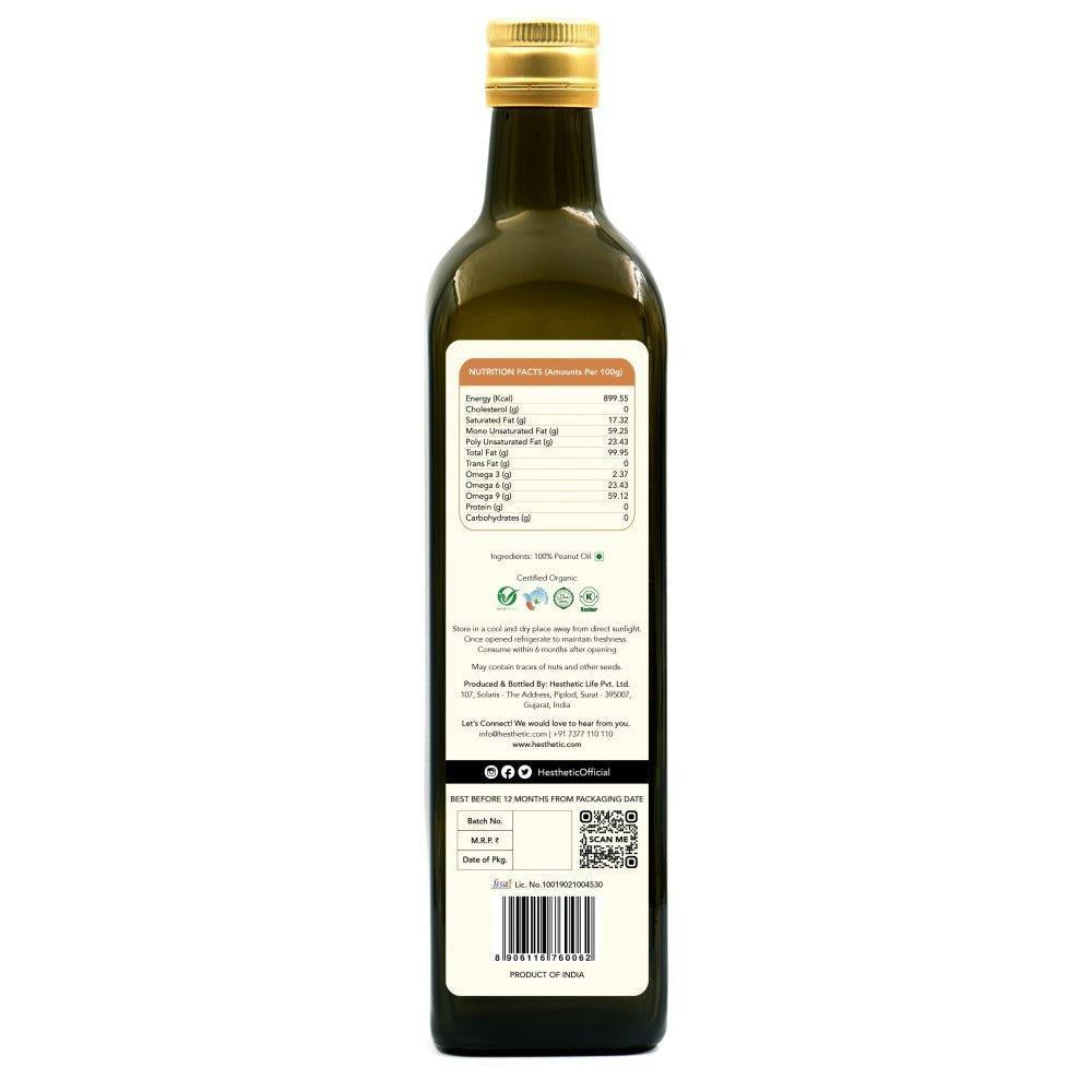 Hesthetic Cold Press Peanut Oil.