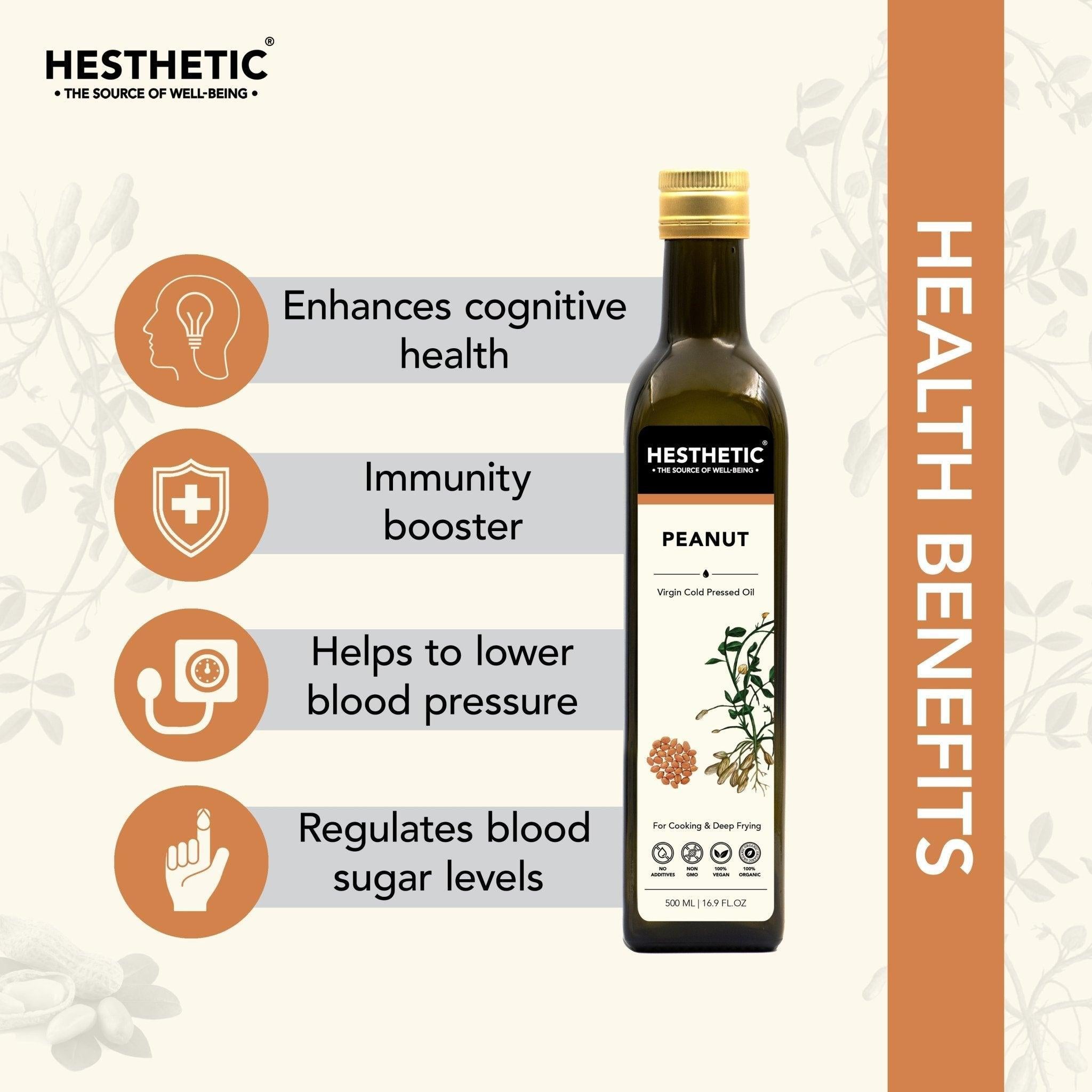 Hesthetic Cold Press Peanut Oil.