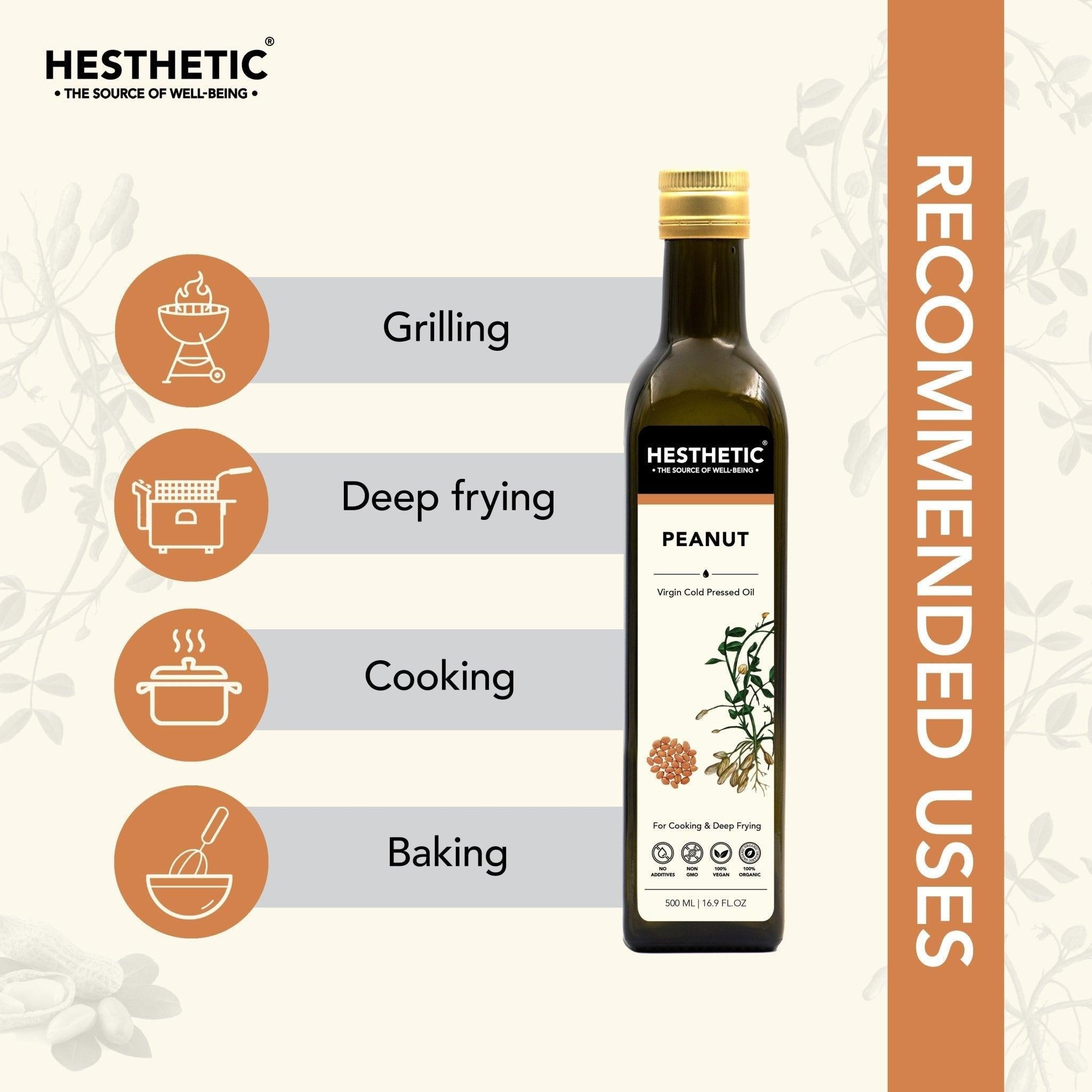 Hesthetic Cold Press Peanut Oil.