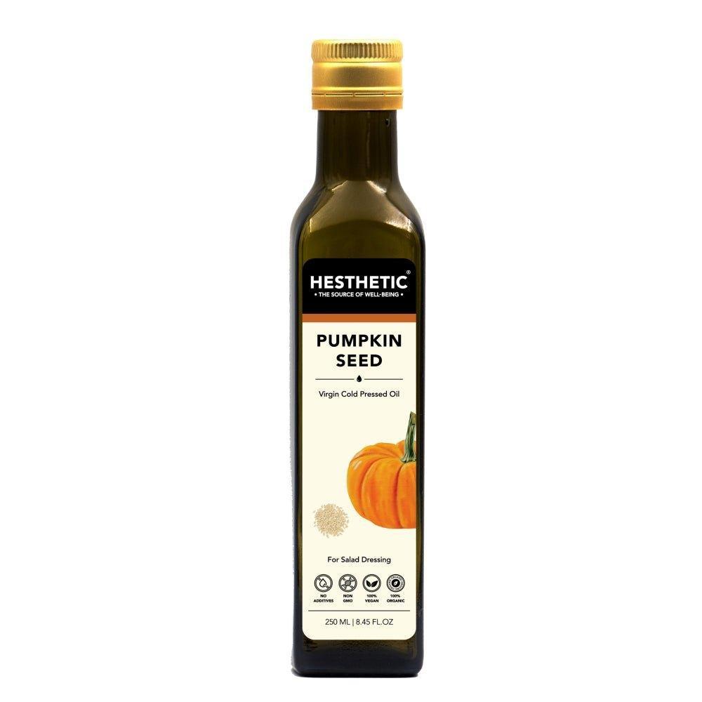 Hesthetic Cold Press Pumpkin Seed Oil.