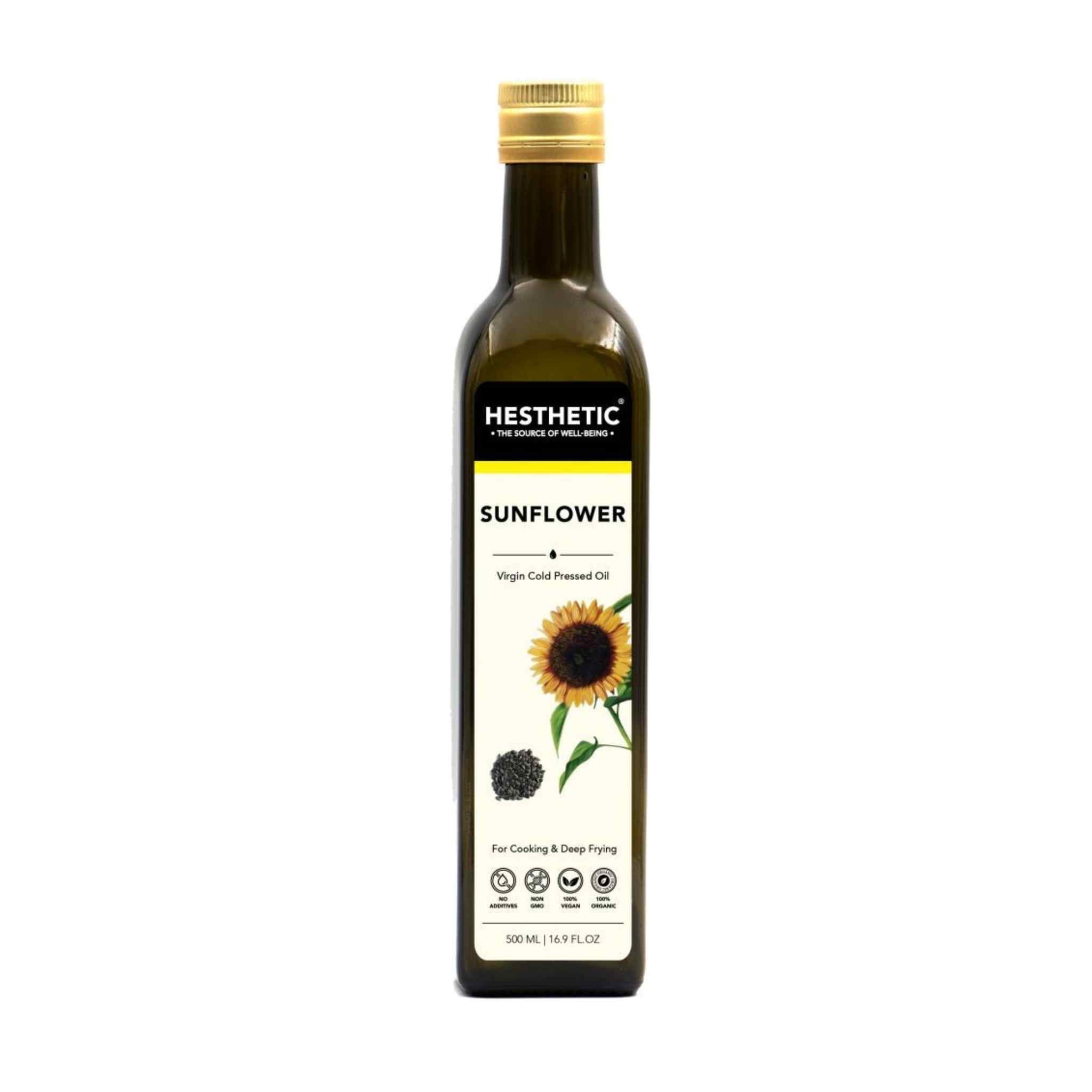 Hesthetic Cold Press Sunflower Seed Oil - CBD Store India