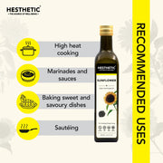 Hesthetic Cold Press Sunflower Seed Oil - CBD Store India