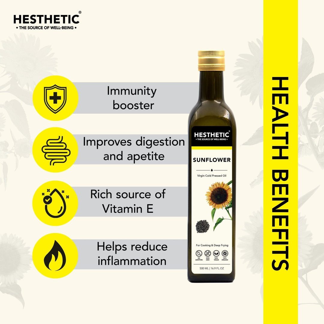 Hesthetic Cold Press Sunflower Seed OilHealth Care