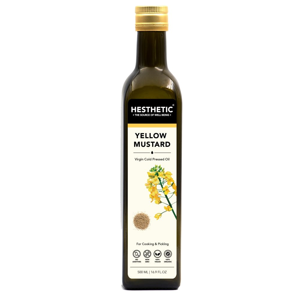 Hesthetic Cold Press Yellow Mustard Seed Oil - CBD Store India