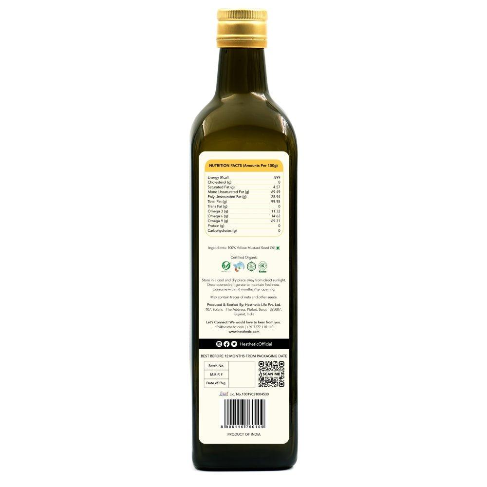 Hesthetic Cold Press Yellow Mustard Seed OilYellow Mustard Seed OilHesthetic Cold Press Yellow Mustard Seed Oil