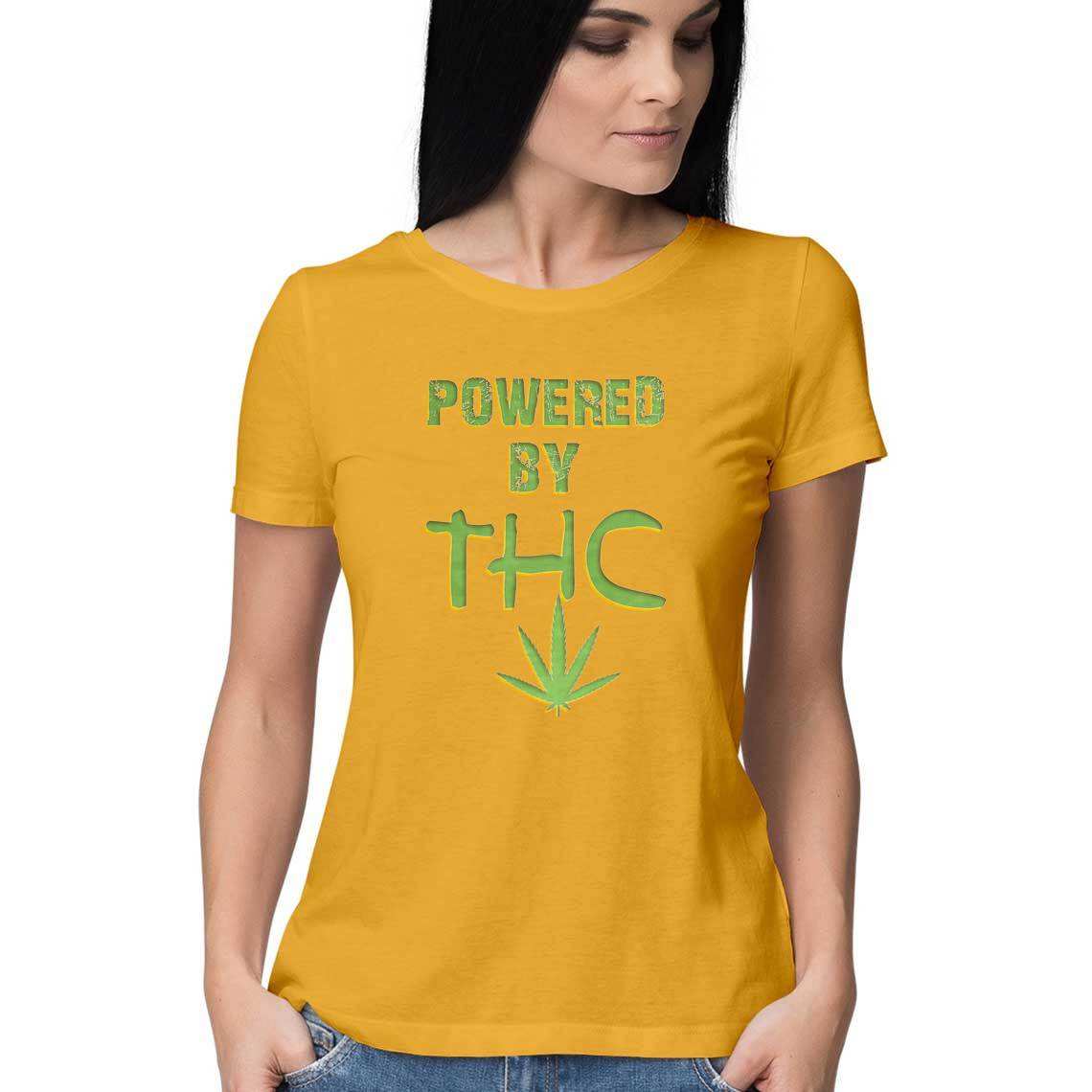 I am Powered by THC Women's T-Shirt - CBD Store India