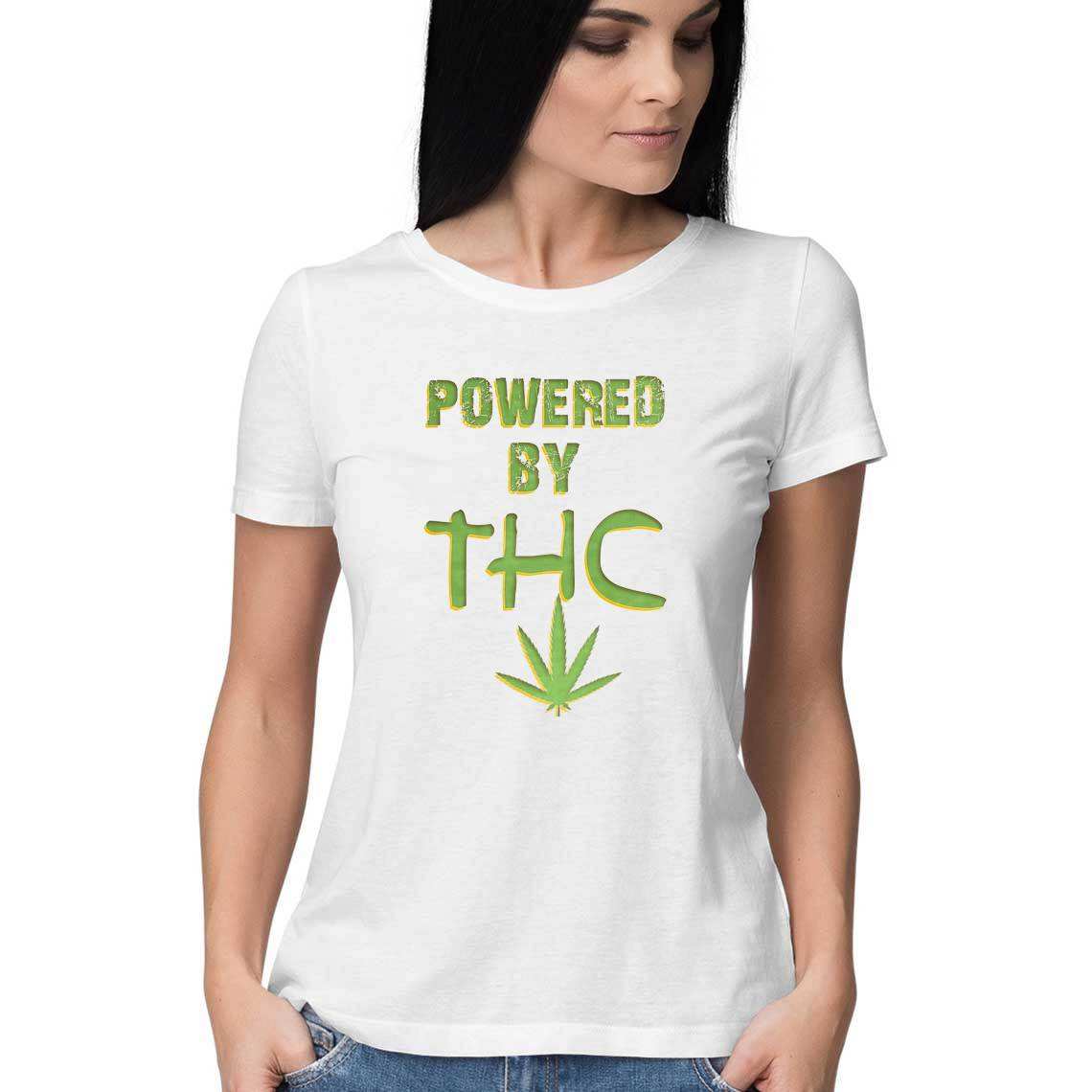 I am Powered by THC Women's T-Shirt - CBD Store India