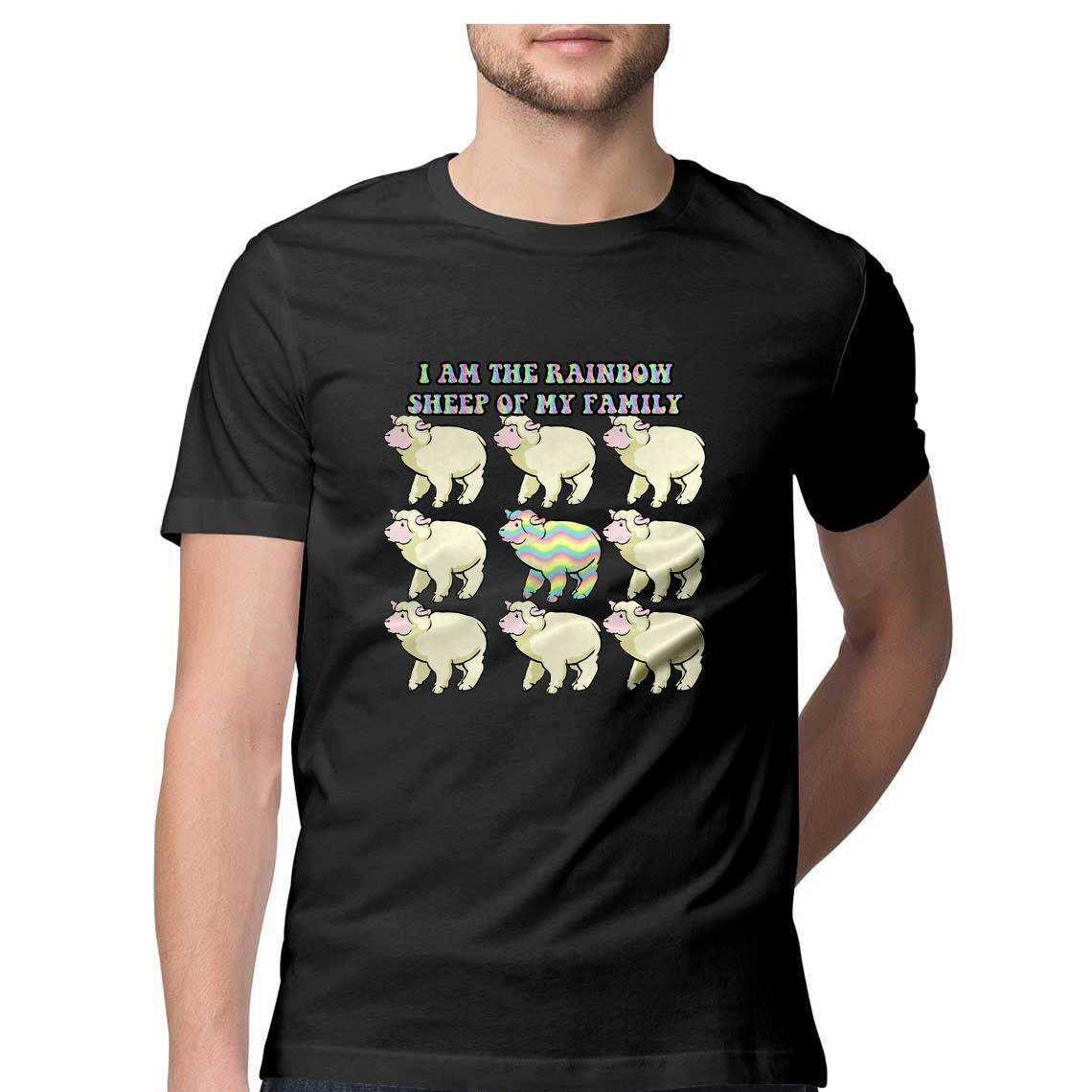 I am the Rainbow Sheep of the Family Men's T-Shirt.