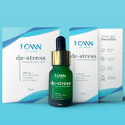 ICANN Destress - CBD Oil for Anxiety & Stress Relief - 1000mg (10ml) | 2000mg (20ml) - CBD Store India