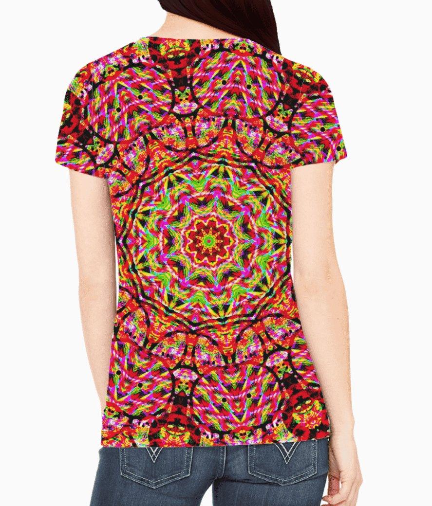 Illuminated Haze Women's T-ShirtT-ShirtWomen's Cotton Graphic T-Shirt | Casual Wear, Music Fest