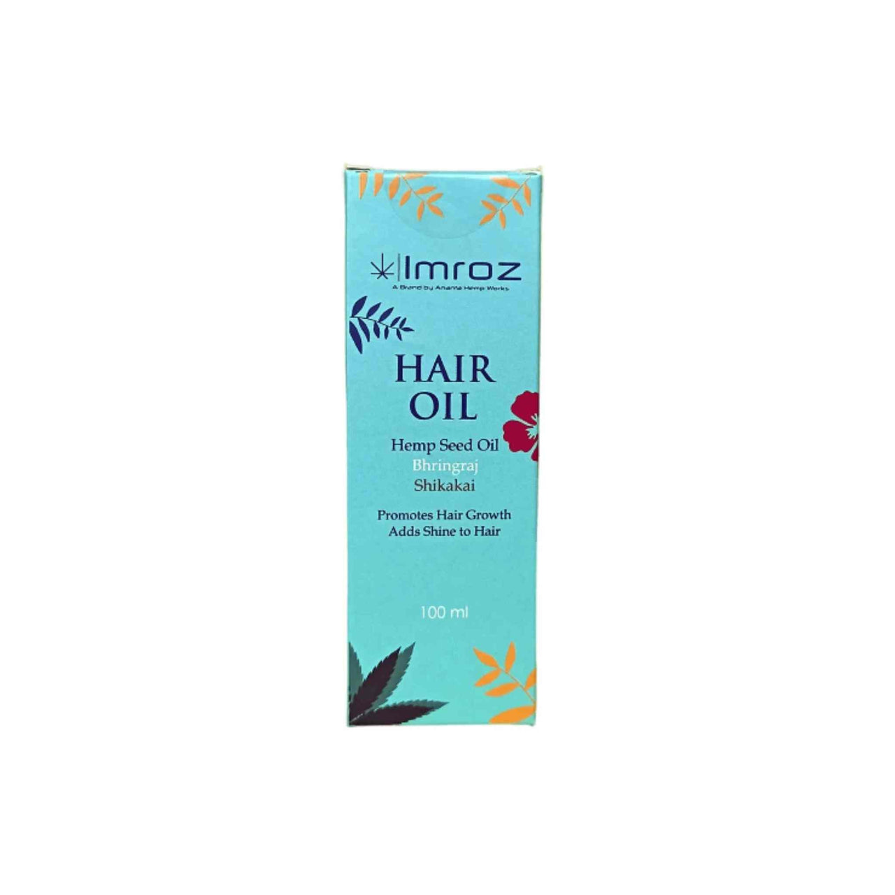 Imroz - Bhrinraj Hair Oil With Hemp Seed Oil & Shikakai - CBD Store India