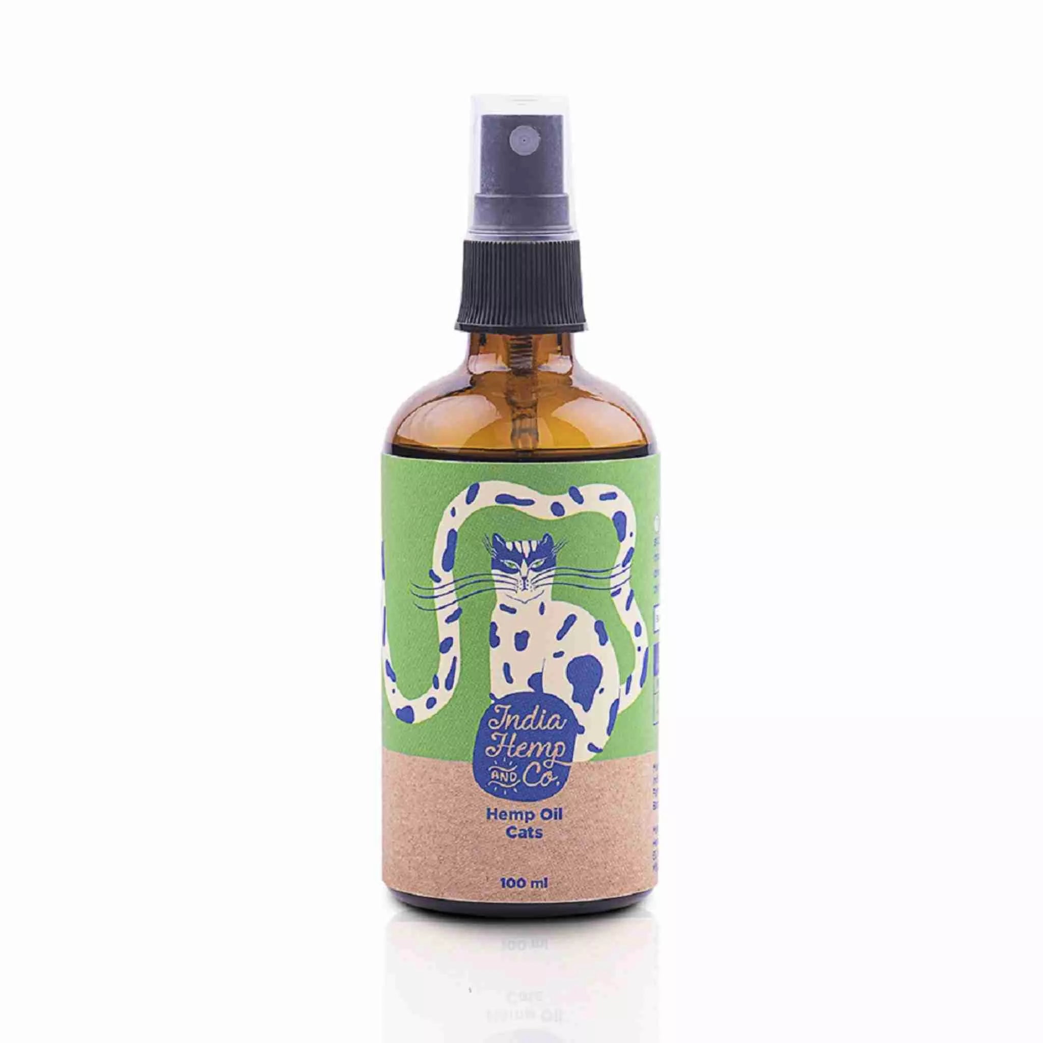 India Hemp & Co - Hemp Seed Cat Oil 100ml - CBD Store India