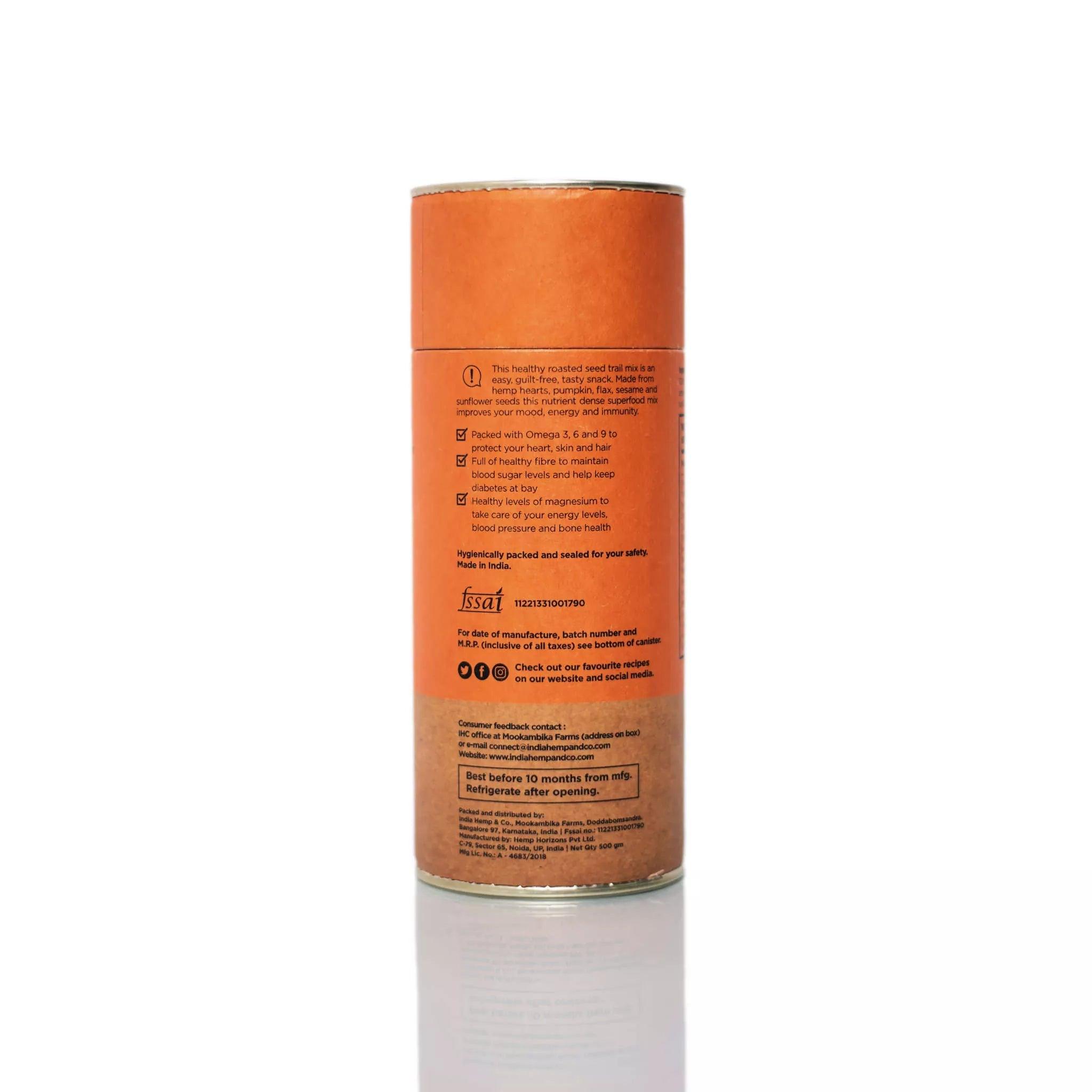 India Hemp & Co - Hemp Trail Mix 500gm.