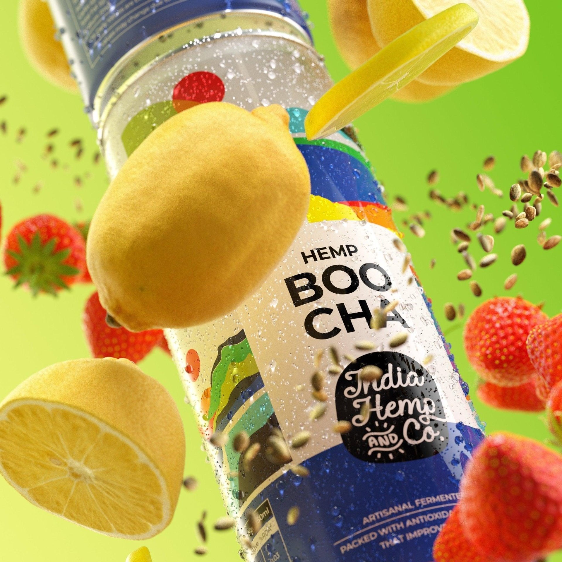 India Hemp & Co - Hempboocha | Naturally Fermented, Tea-Based Elixir - CBD Store India