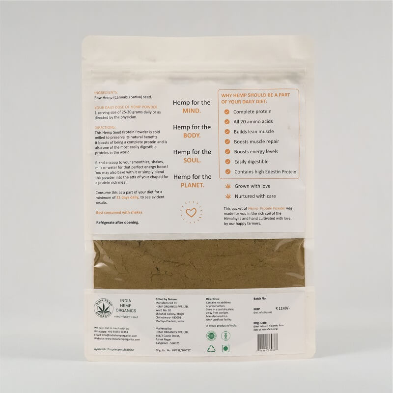 India Hemp Organics - Hemp Protein Powder - CBD Store India