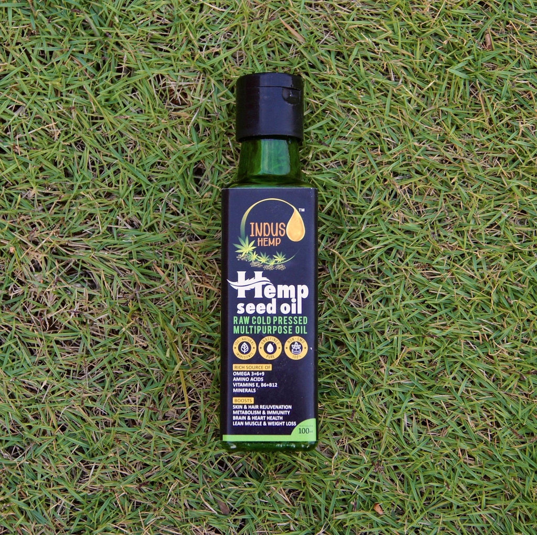 Indus Hemp - Hemp Seed Oil 100ml/250ml/500mlHemp Seed OilIndus Hemp - Hemp Seed Oil | Hemp Massage Oil | CBD Store India