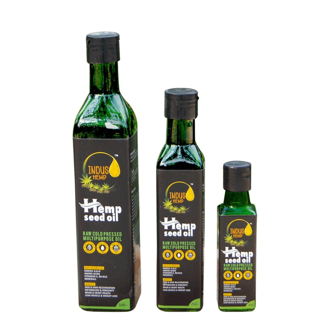 Indus Hemp - Hemp Seed Oil 100ml/250ml/500mlHemp Seed OilIndus Hemp - Hemp Seed Oil | Hemp Massage Oil | CBD Store India