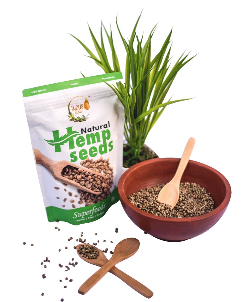 Indus Hemp - Natural Hemp Seeds 250gms/500gms - CBD Store India