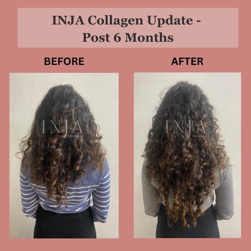 INJA Beauty Collagen for Skin, Hair & Nails, with Vit C, Glutathione,Biotin & more - Mango Flavour.