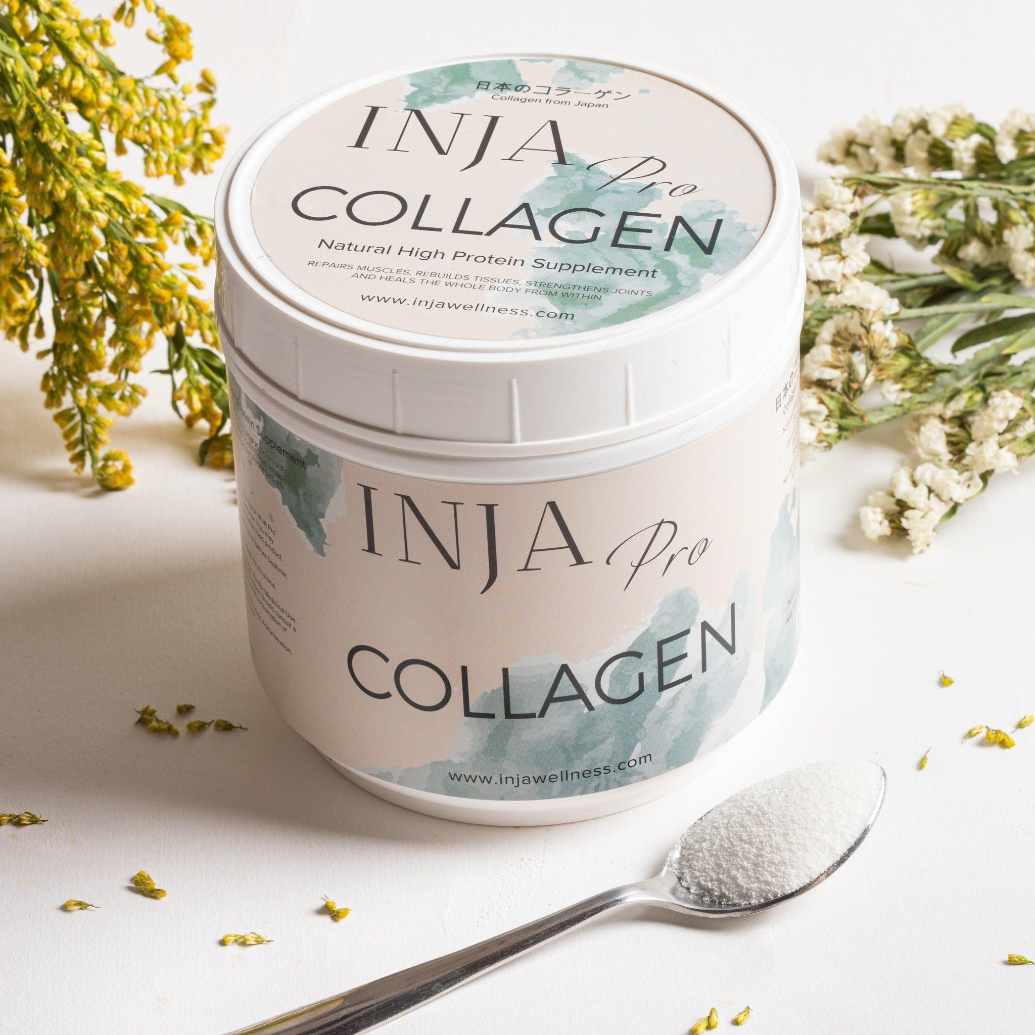 INJA Pro Collagen, Finest Hydrolyzed Marine Collagen from Japan - Unflavoured.