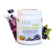 INJA Veg Collagen for Skin, Hair, Muscles & more - Blackcurrant Flavour - CBD Store India