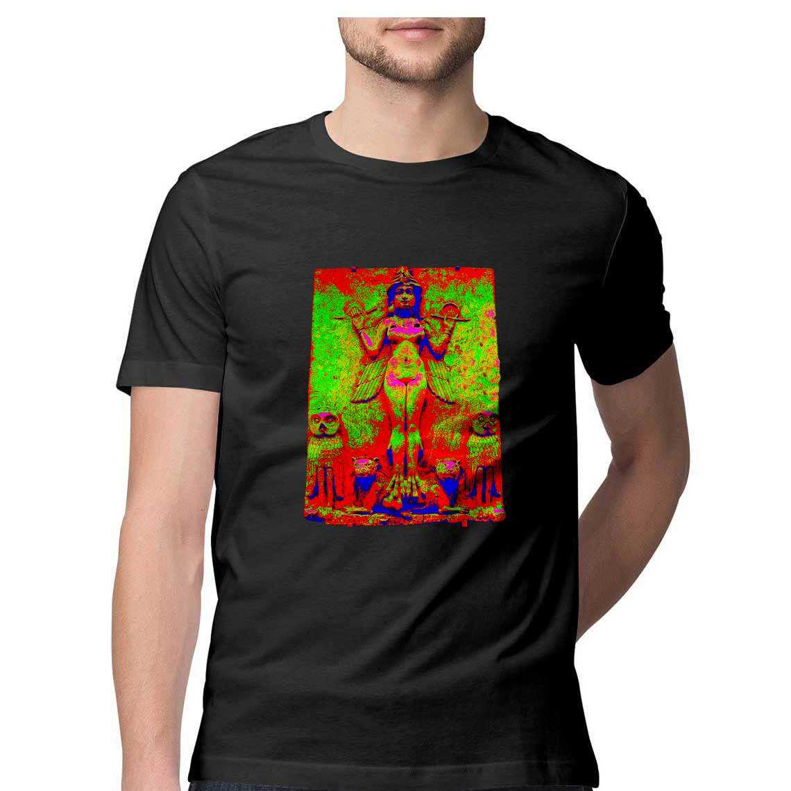 Ishtar - The Goddess of Love and War Men's T-Shirt - CBD Store India