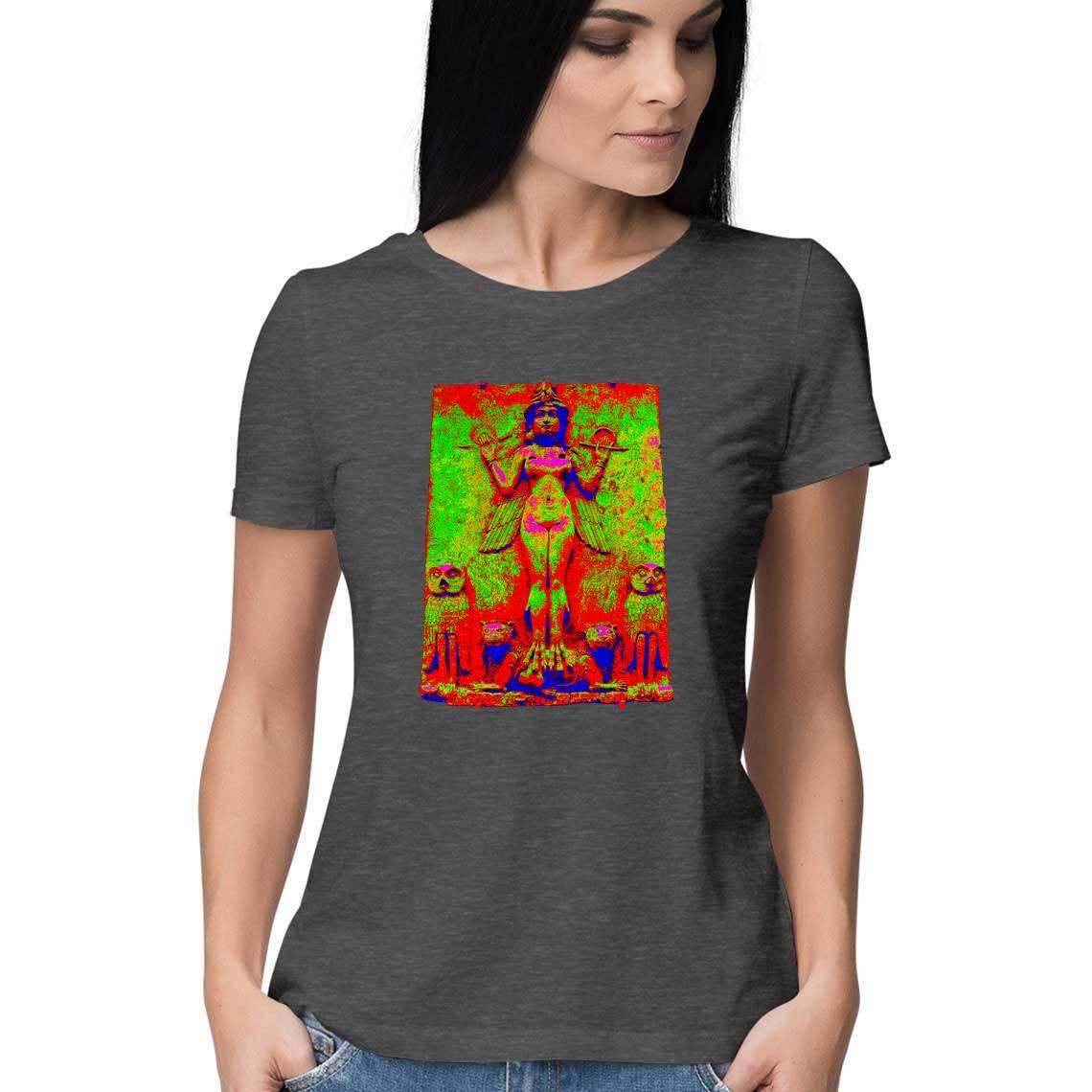 Ishtar - The Goddess of Love and War Women's T-Shirt - CBD Store India