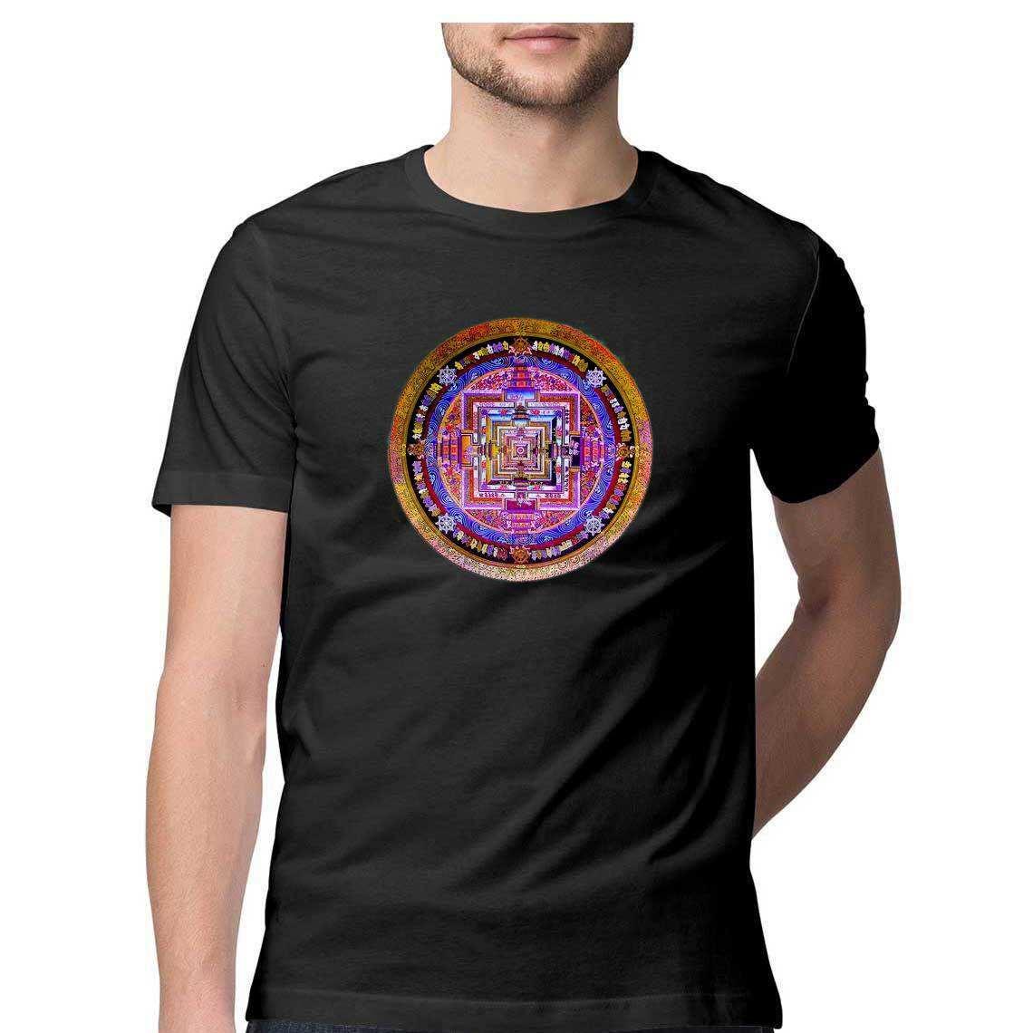 Kalachakra Yantra Men's Graphic T-Shirt.