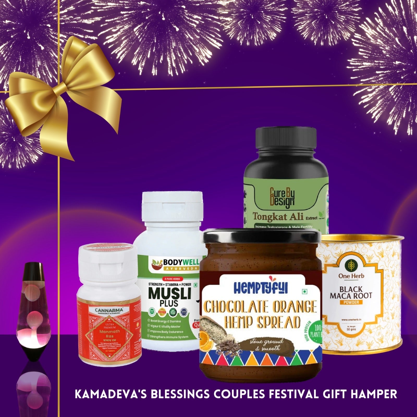 Kamadeva's Blessings Couples Festival Gift Hamper - CBD Store India