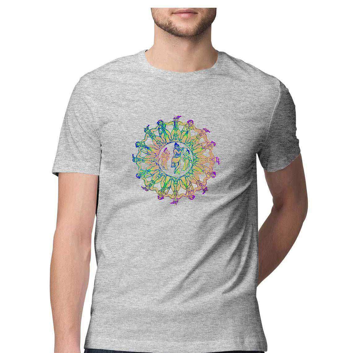 Krishna's Dance of Divine Love Men's T-Shirt - CBD Store India